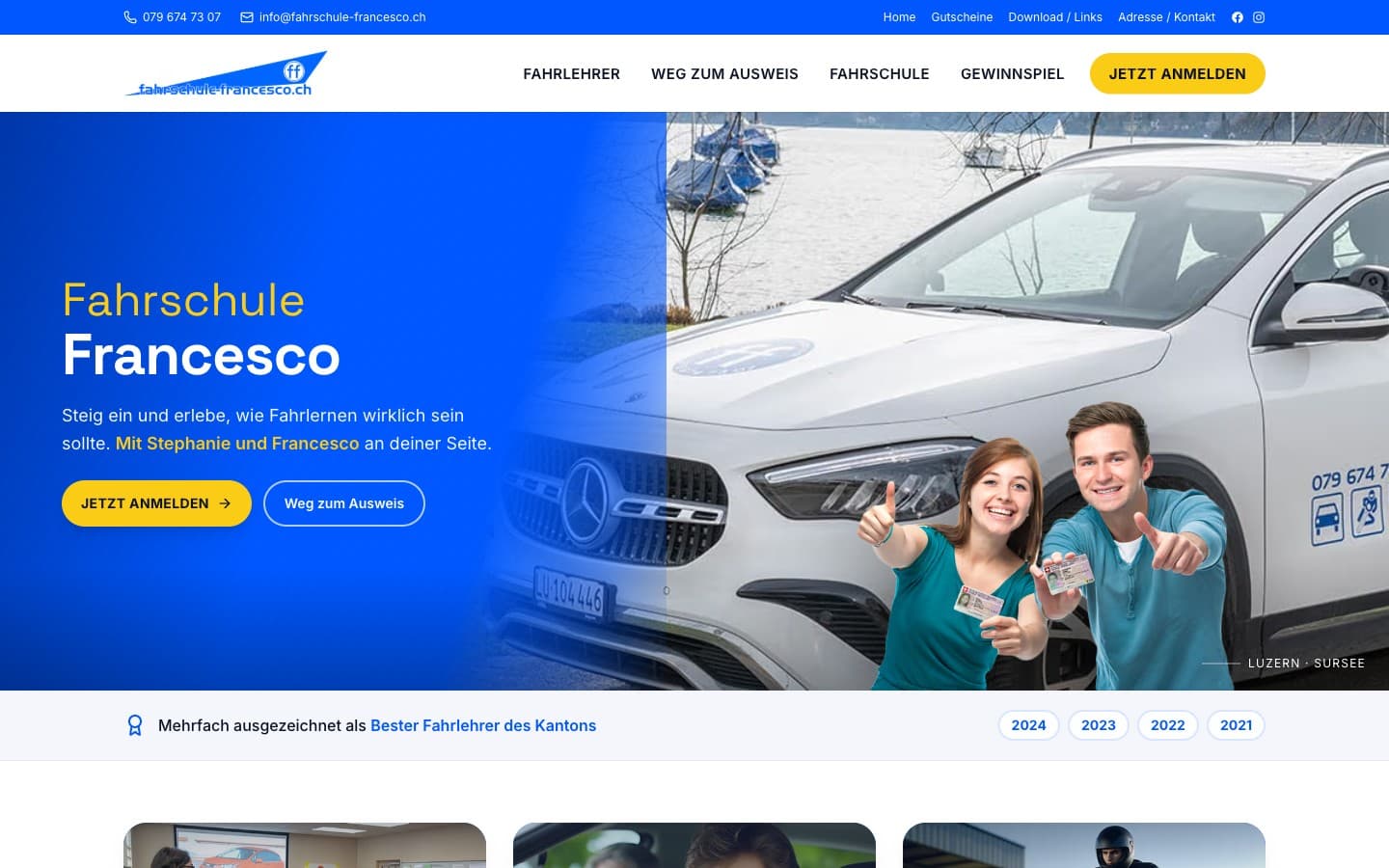 Fahrschule Francesco, Auto & Moto · Luzern und Sursee